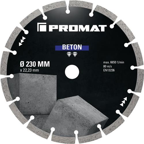 Diamanttrennscheibe UNIVERSAL BETON Ø 230 mm Bohrung 22,23 mm